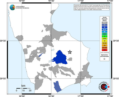 Mappa MCS - territori comuni