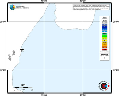 Mappa EMS - territori località