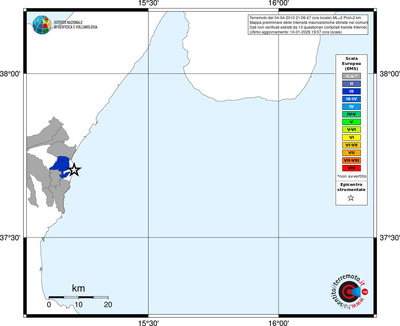 Mappa EMS - territori comuni