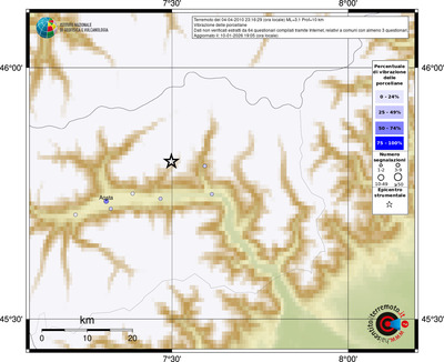 Mappa comuni con almeno 3 questionari