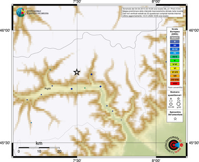 Mappa EMS - località