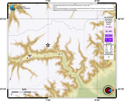 Mappa comuni con almeno 3 questionari