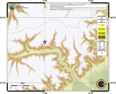 Mappa comuni con almeno 3 questionari