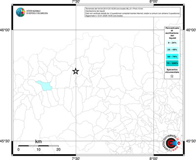 Mappa territorio comunale con almeno 3 questionari