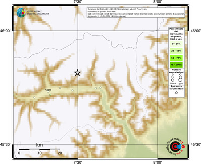 Mappa comuni con almeno 3 questionari