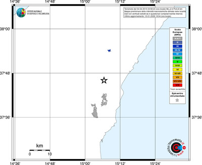 Mappa EMS - territori località