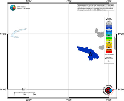 Mappa EMS - territori comuni