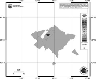 Mappa EMS - territori comuni