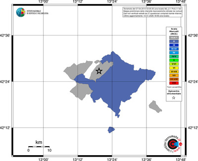 Mappa MCS - territori comuni