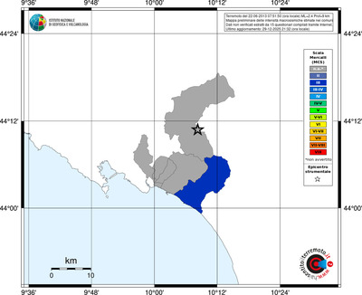 Mappa MCS - territori comuni