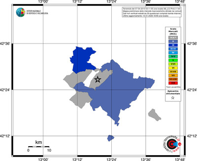 Mappa MCS - territori comuni