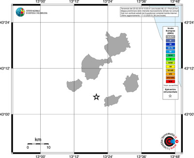 Mappa EMS - territori comuni