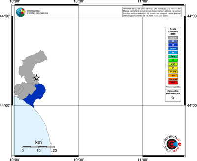 Mappa EMS - territori comuni