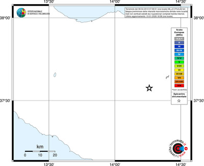 Mappa EMS - territori località