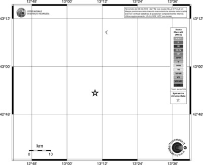 Mappa MCS - territori località