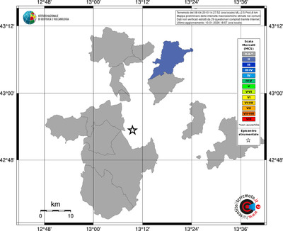 Mappa MCS - territori comuni