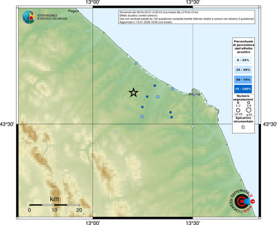 Mappa comuni con almeno 3 questionari