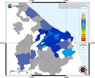 Mappa MCS - territori comuni