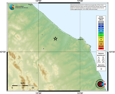Mappa MCS - località