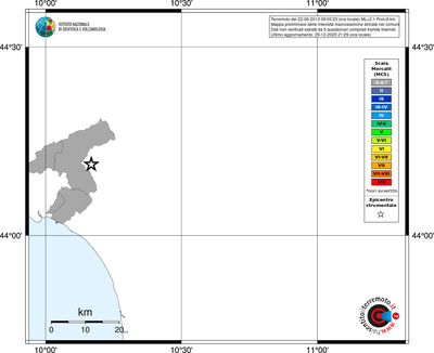 Mappa MCS - territori comuni
