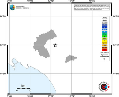 Mappa MCS - territori comuni