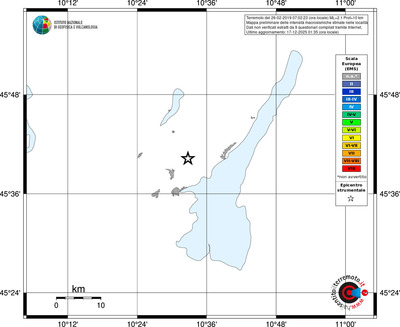 Mappa EMS - territori località