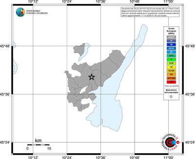 Mappa EMS - territori comuni