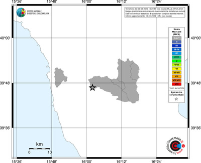 Mappa MCS - territori comuni