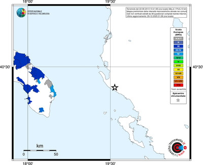 Mappa EMS - territori comuni