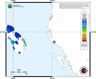 Mappa MCS - territori comuni