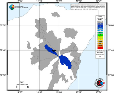 Mappa EMS - territori comuni