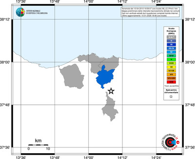 Mappa EMS - territori comuni