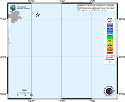 Mappa EMS - territori comuni