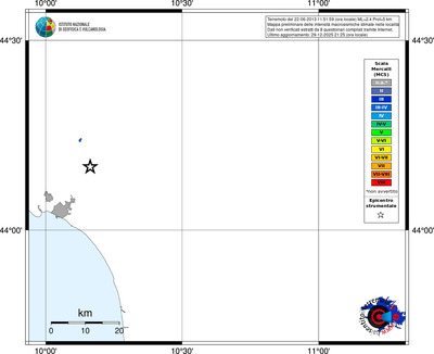 Mappa MCS - territori località