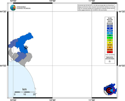 Mappa MCS - territori comuni