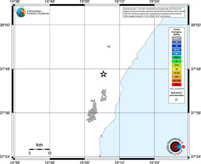 Mappa EMS - territori località