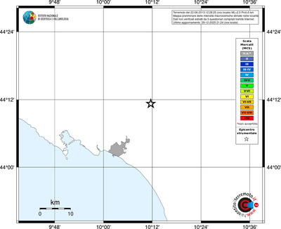 Mappa MCS - territori località