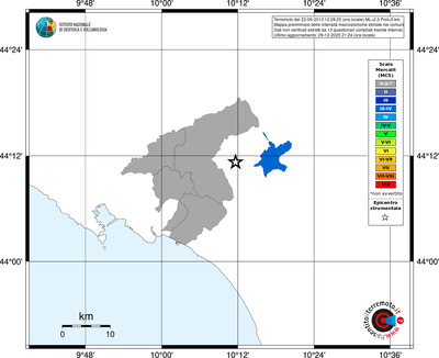 Mappa MCS - territori comuni
