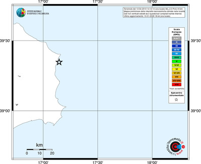Mappa EMS - territori località