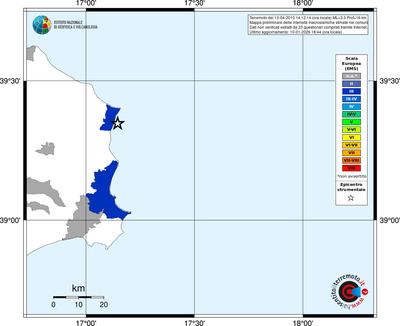 Mappa EMS - territori comuni