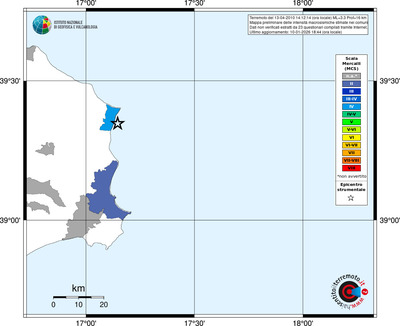 Mappa MCS - territori comuni