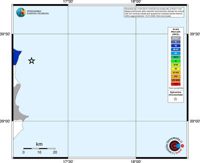 Mappa MCS - territori comuni