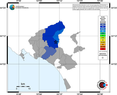 Mappa MCS - territori comuni