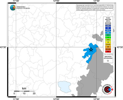 Mappa MCS - territori comunali