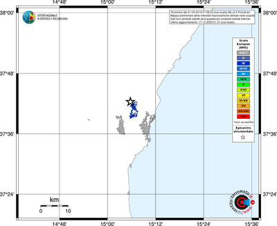 Mappa EMS - territori località