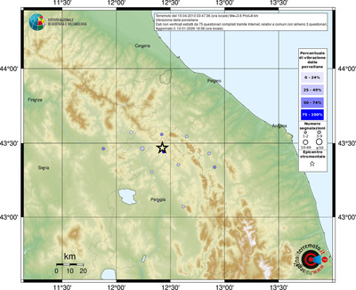 Mappa comuni con almeno 3 questionari