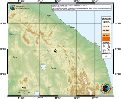 Mappa comuni con almeno 3 questionari