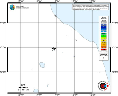 Mappa MCS - territori località