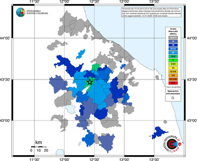 Mappa MCS - territori comuni