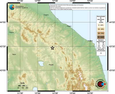 Mappa comuni con almeno 3 questionari